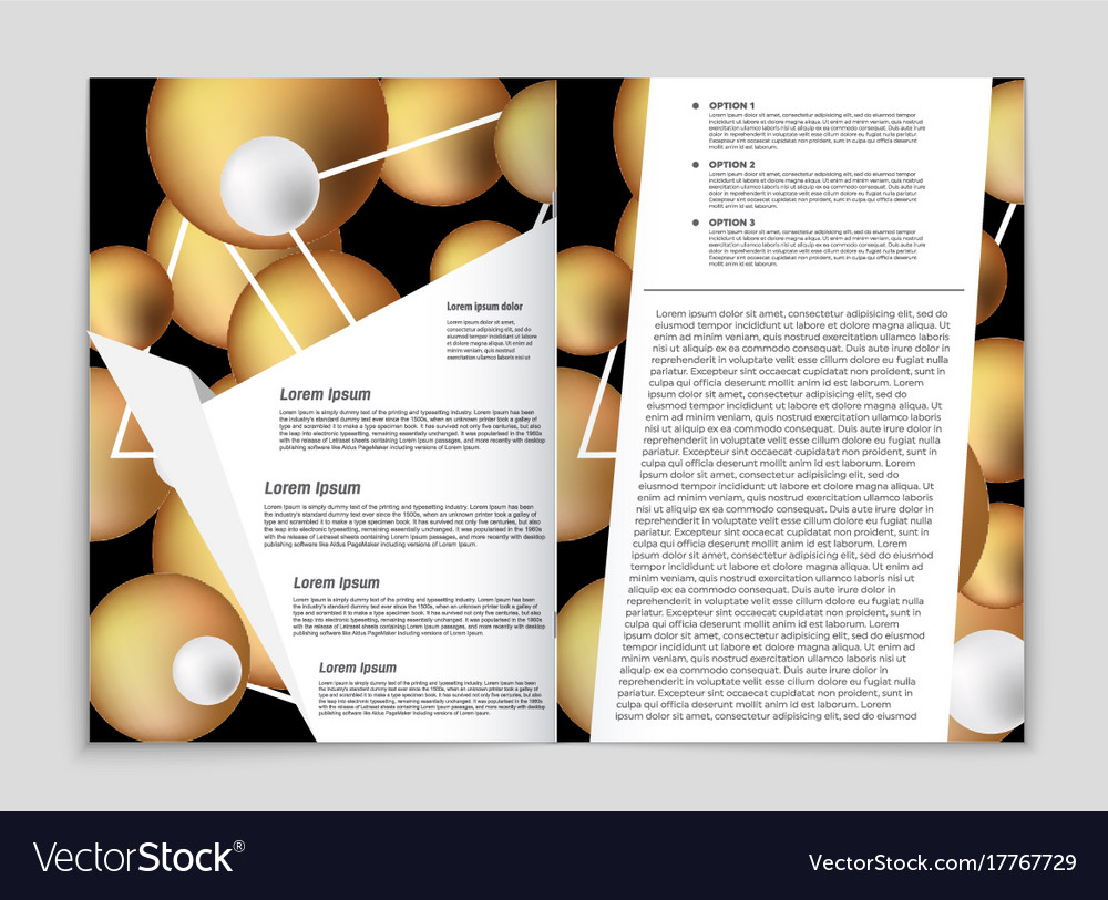 Abstract layout background set for art