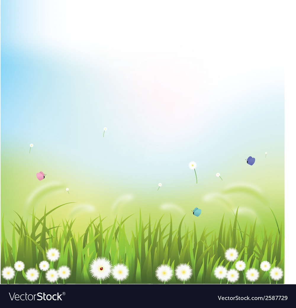 Abstract spring background with some special