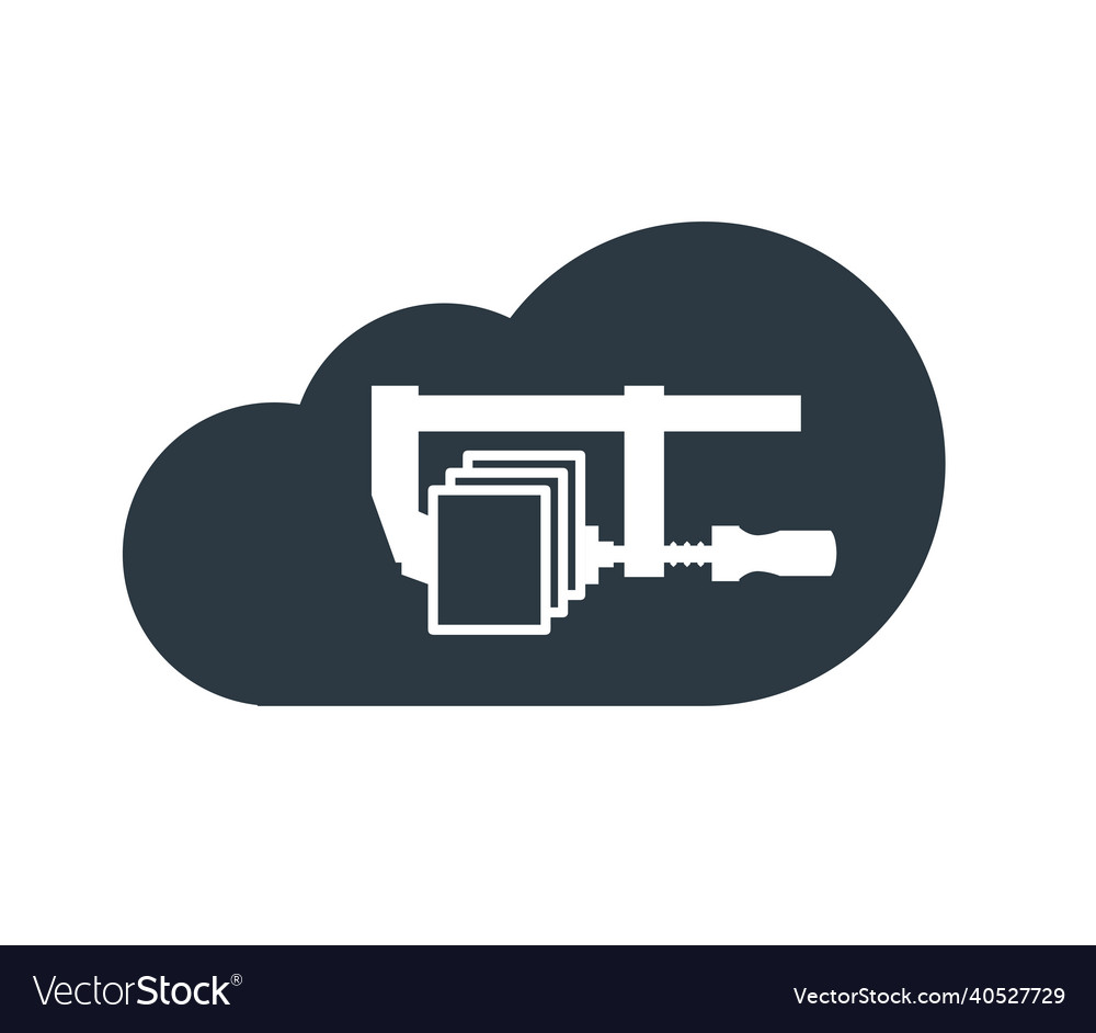 Cloud computing concept vector image Cloud computing concept