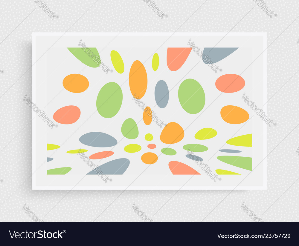 Cover design template background color circles