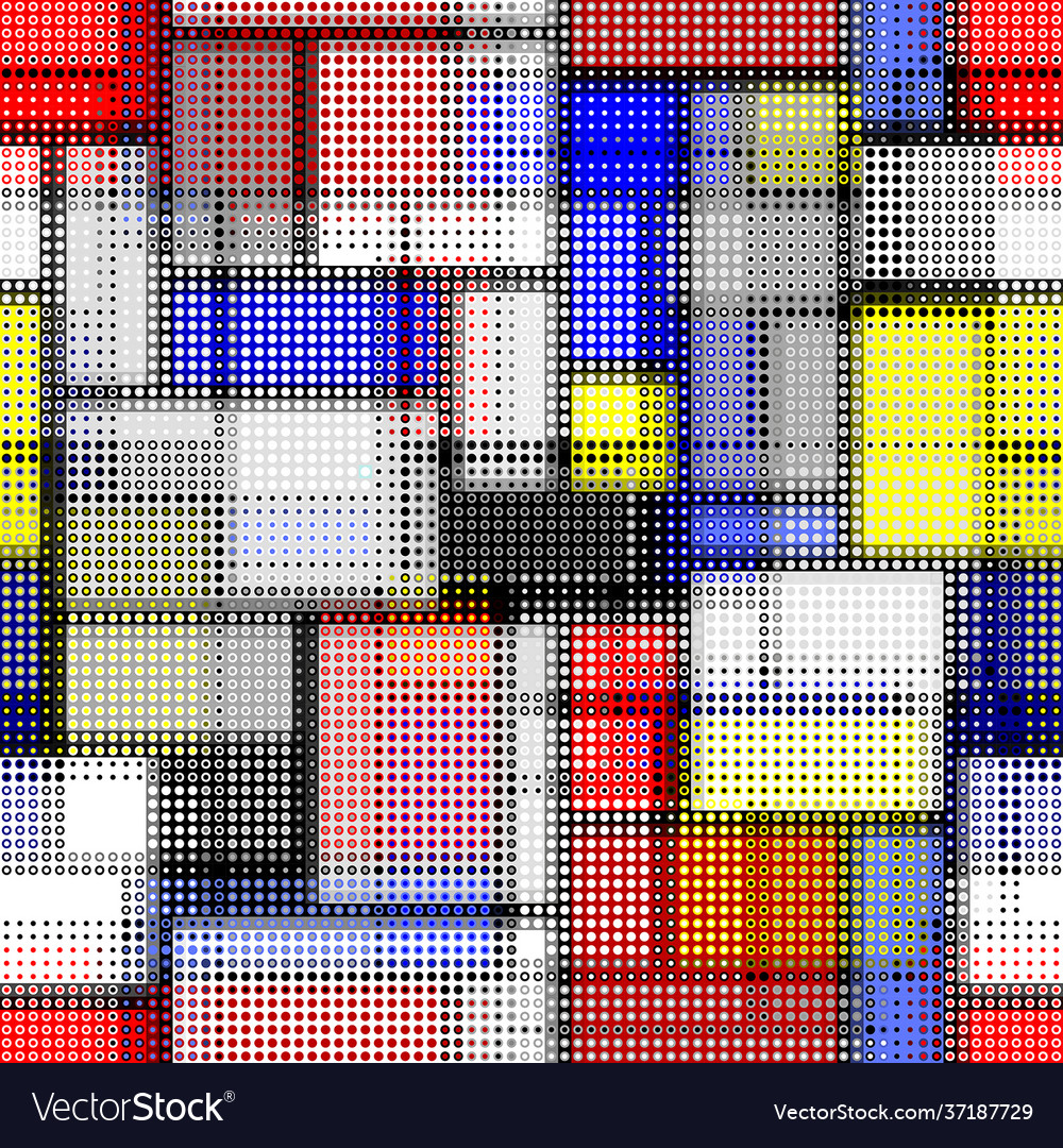Geometric abstract pattern in low poly style Vector Image Geometric abstract pattern in low poly style