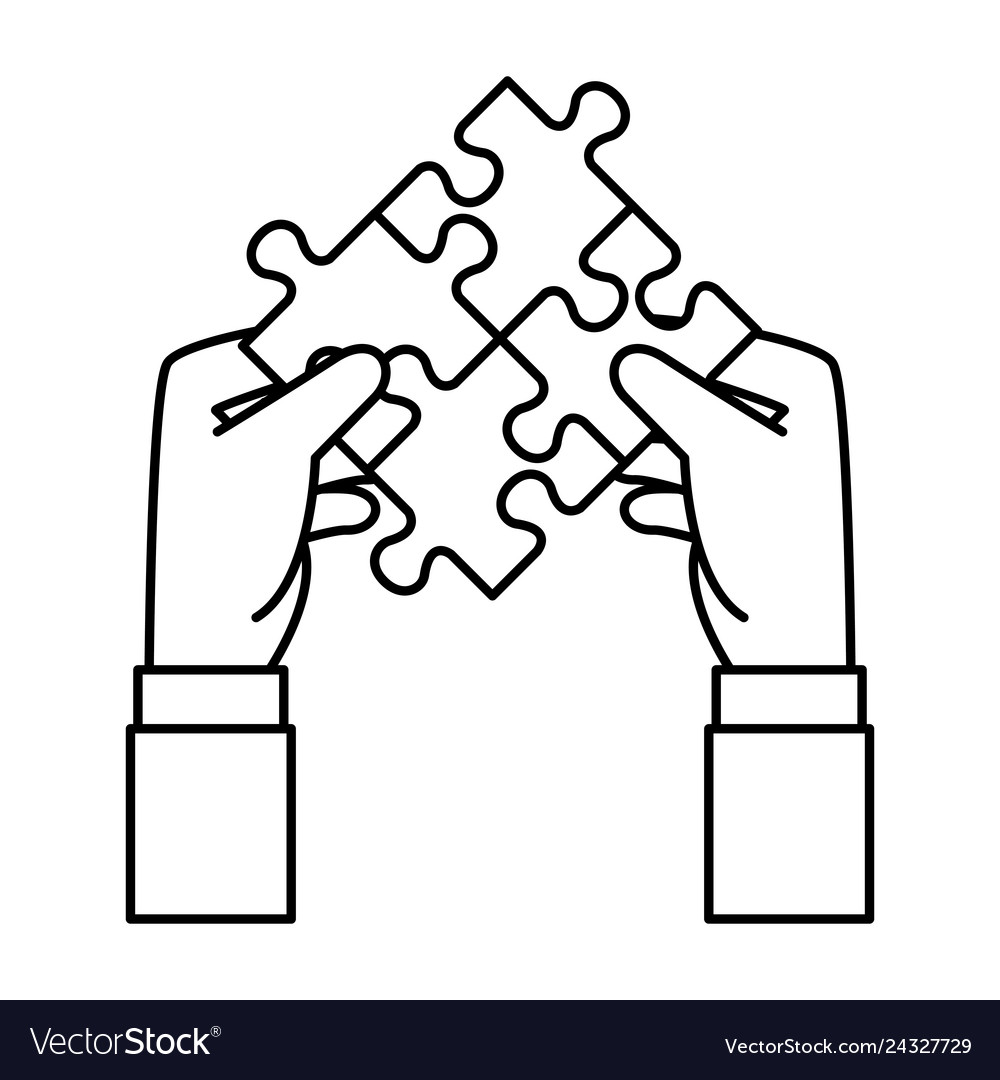 Hands lifting puzzle attached solution