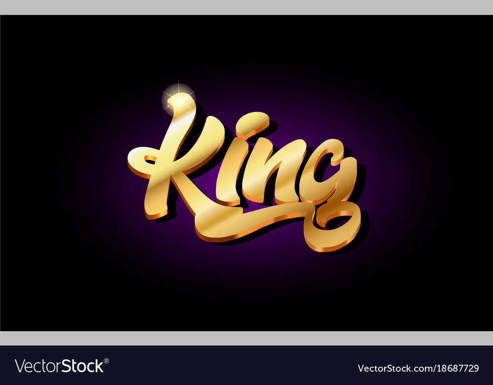 Gold Lion King Logo