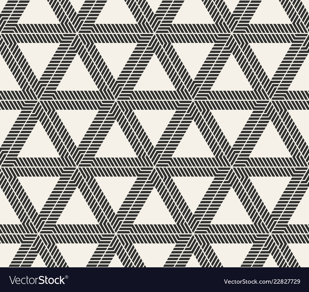Modern Geometric Triangle Pattern
