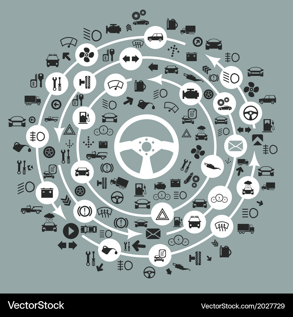 Transport circulation Royalty Free Vector Image