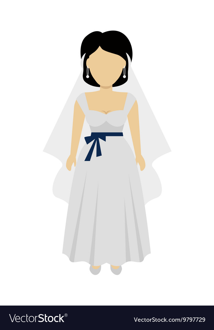 Woman bride character