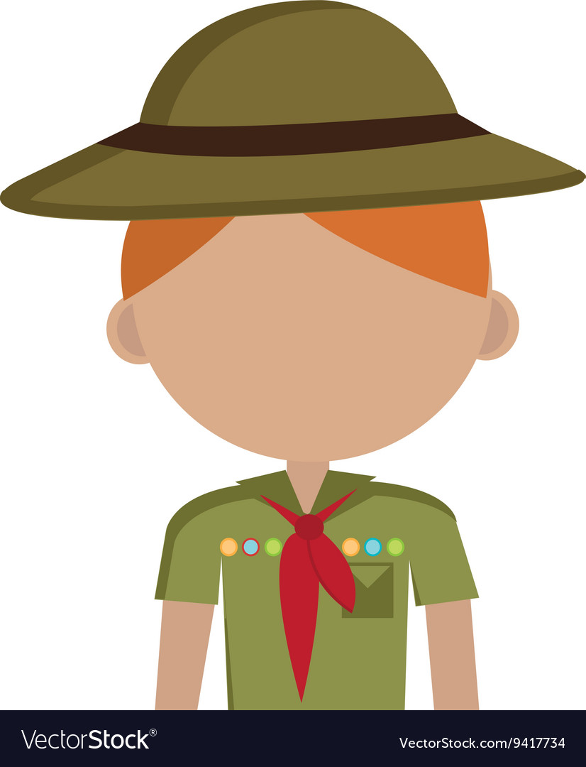 Avatar boy with colorful clothes and hat