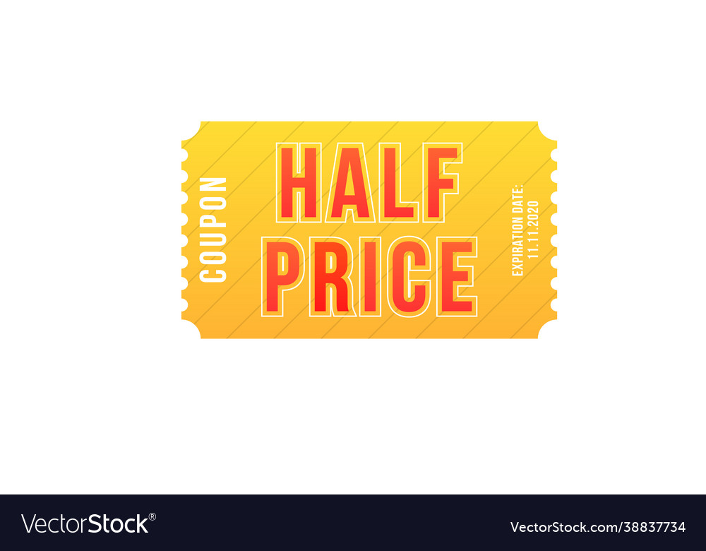 Große super Verkauf auf Gutschein-Rabatt-Ticket vector image Große super Verkauf auf Gutschein-Rabatt-Ticket
