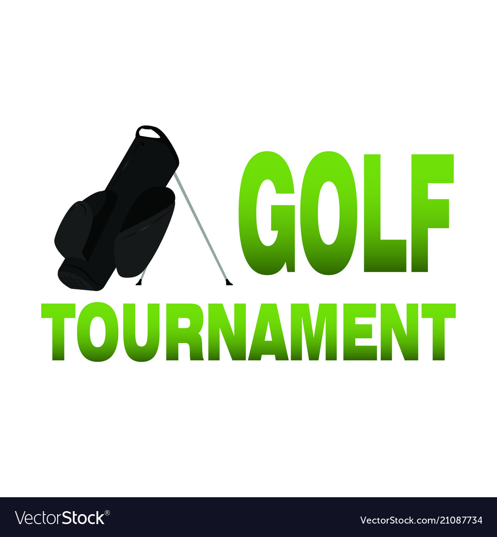 Golf tournament label