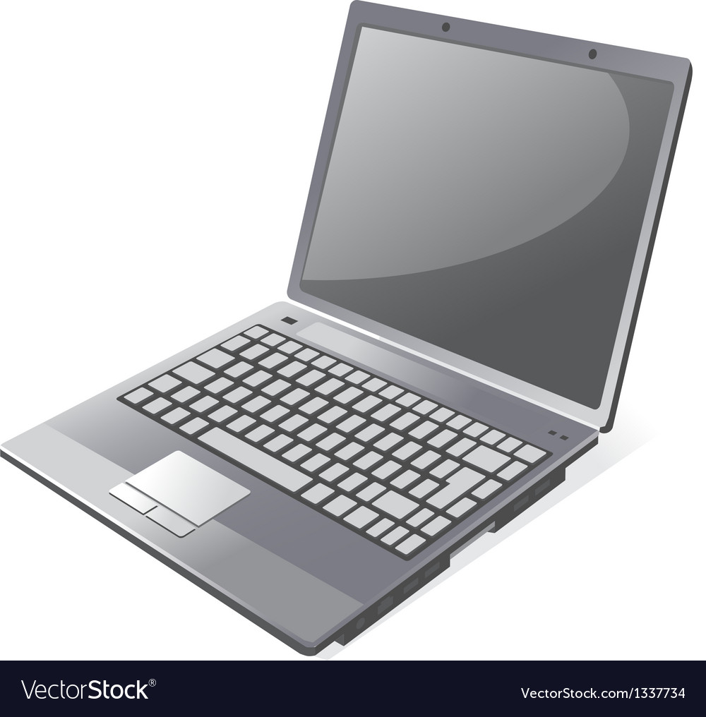 Laptop 3 Royalty Free Vector Image - Vectorstock