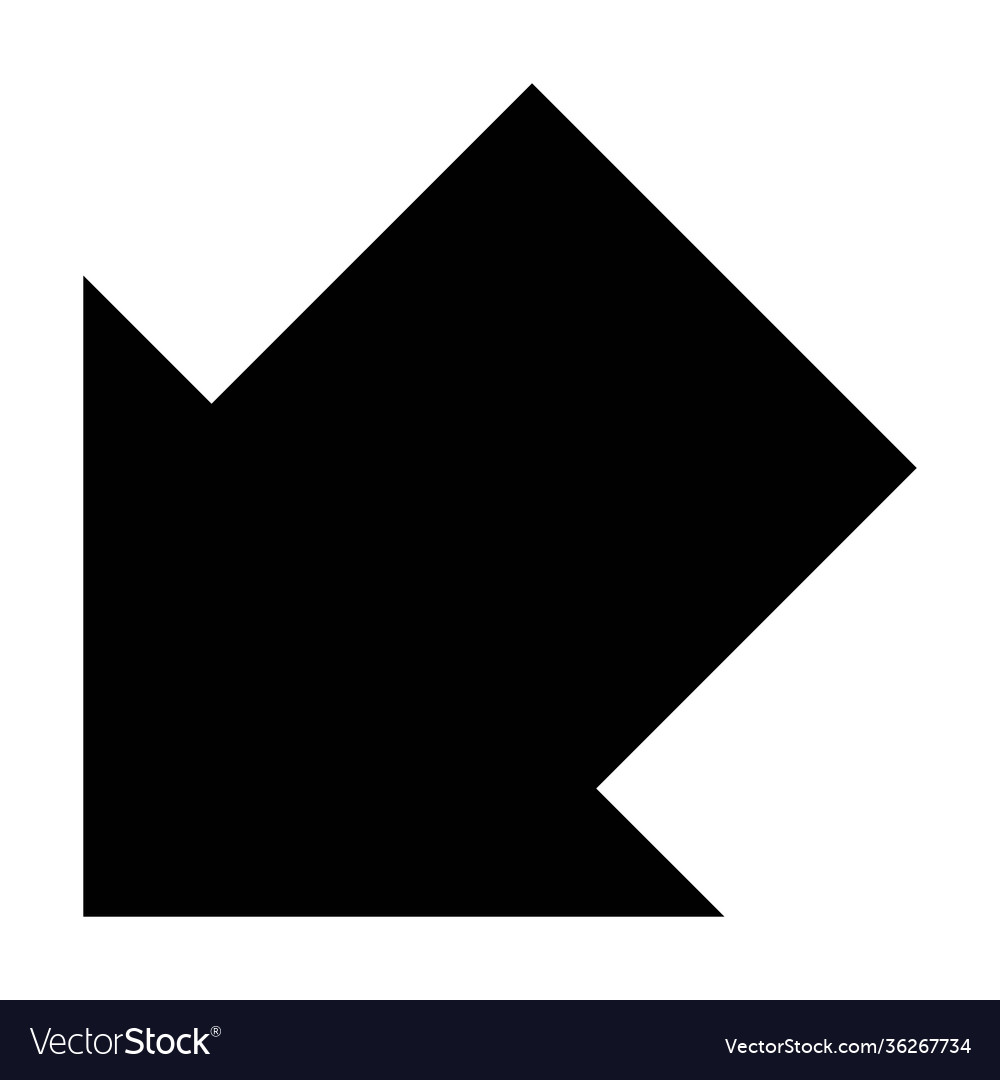 Left arrow symbol icon for web and application vector image Left arrow symbol icon for web and application