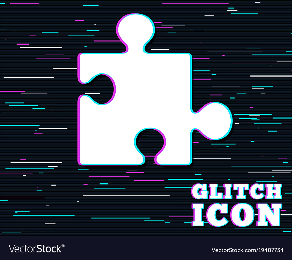 Puzzle piece sign icon strategy symbol
