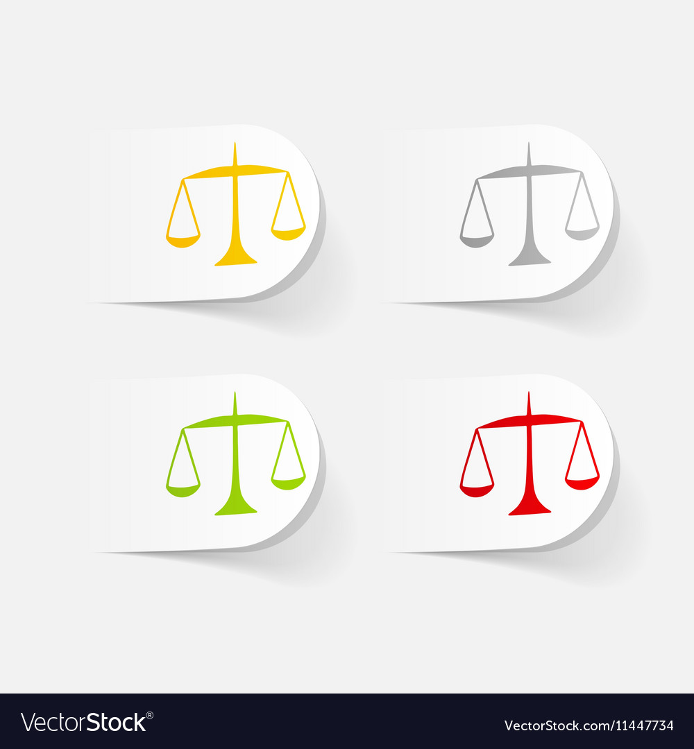 Realistic design element scales
