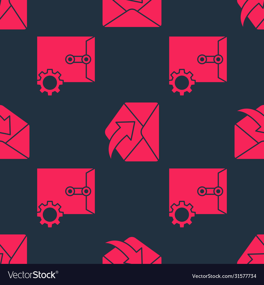 Set envelope setting and on seamless vector image Set envelope setting and on seamless