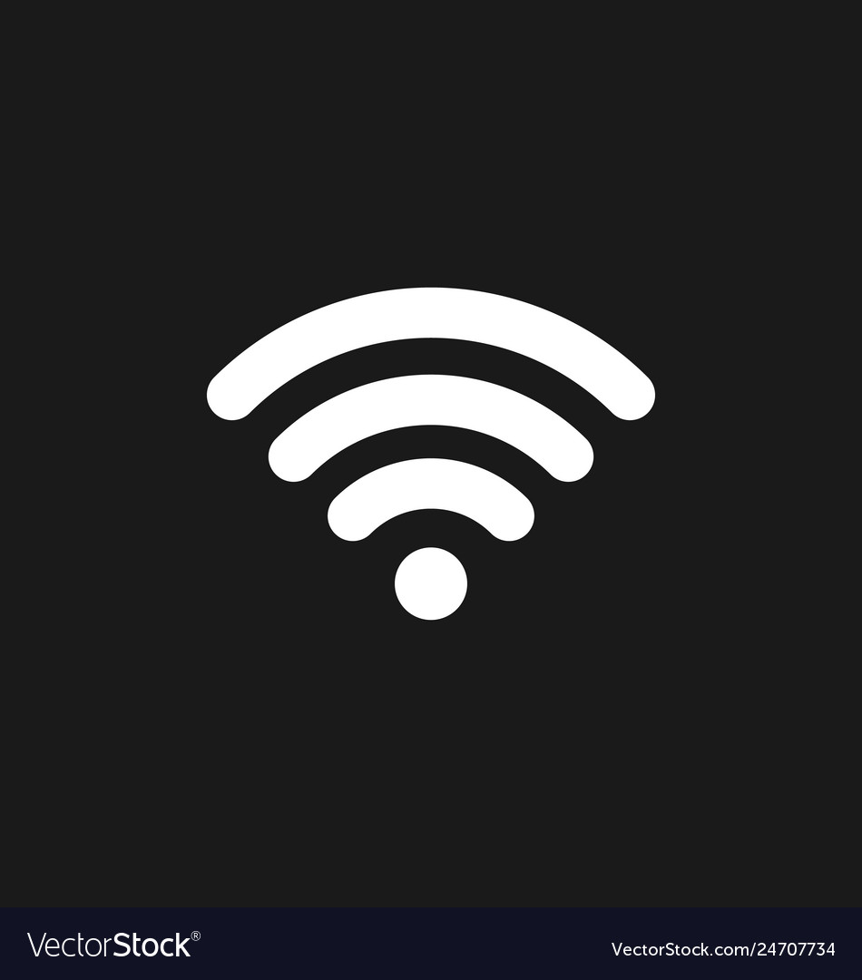 Wifi icon connection signal coverage symbol