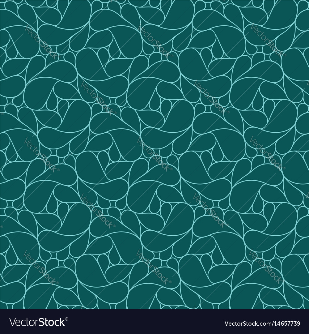 Dark Teal Linear Abstract Pattern