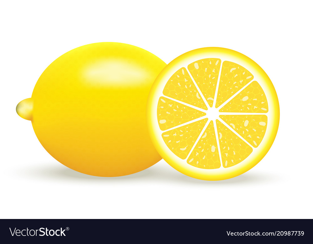 Fresh lemon isolated