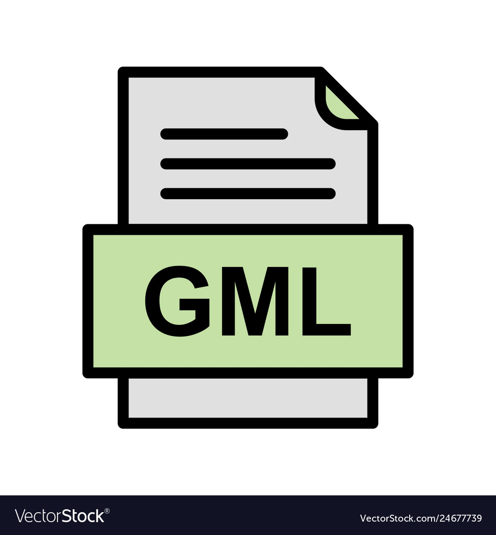 Gml file document icon