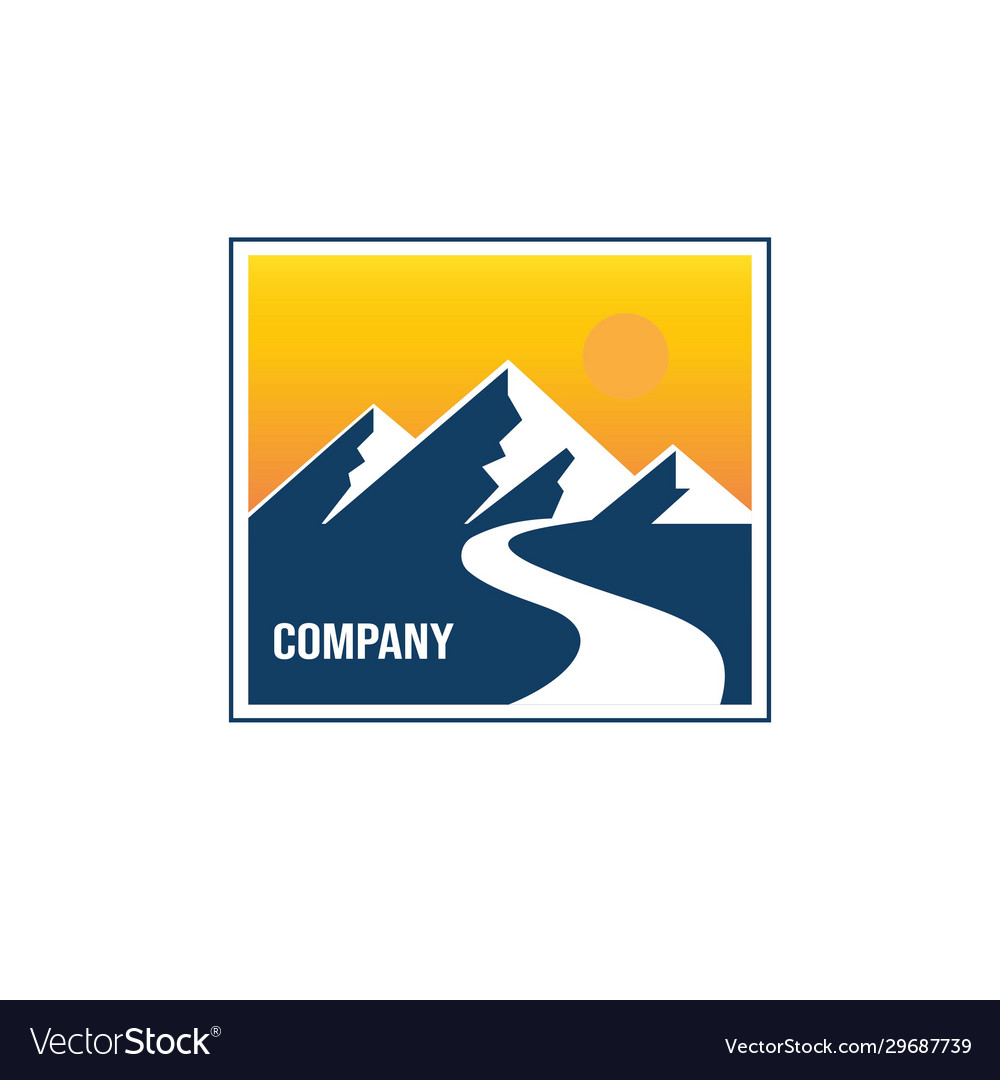 Mountain emblem logo