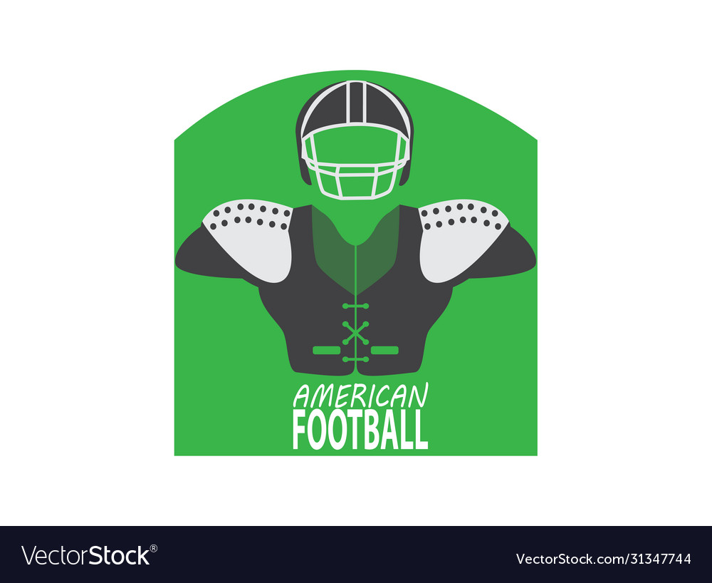 American football uniform armor and helmet\
rugby