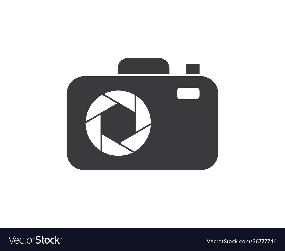 Camera icon design vector image Camera icon design