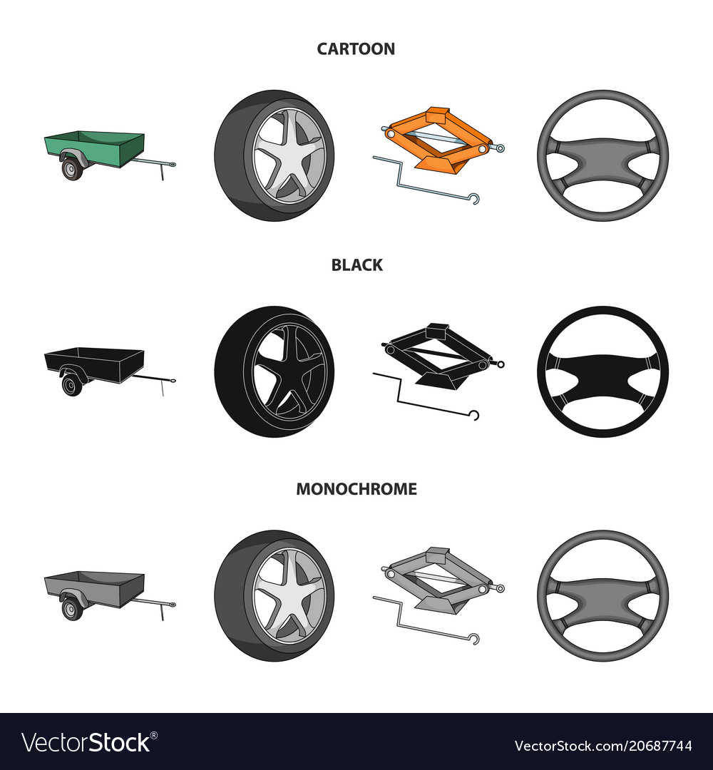 Caravan wheel with tire cover mechanical jack