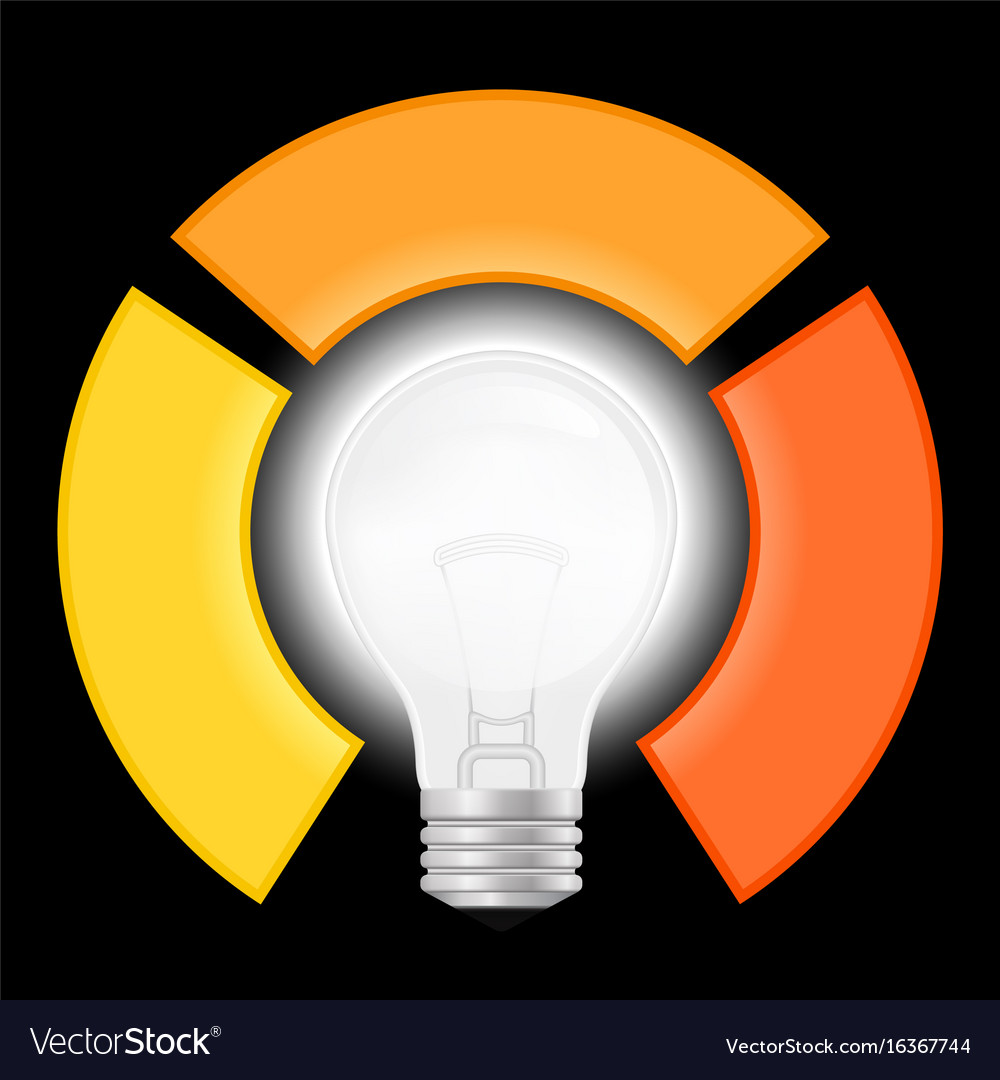 Lightbulb Infographic - Startup Concepts