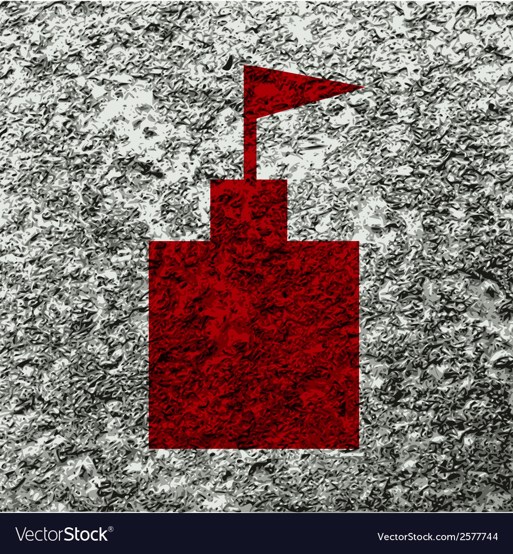 Tower flat modern web button and space for your