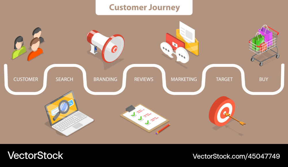 3d isometric flat conceptual Royalty Free Vector Image