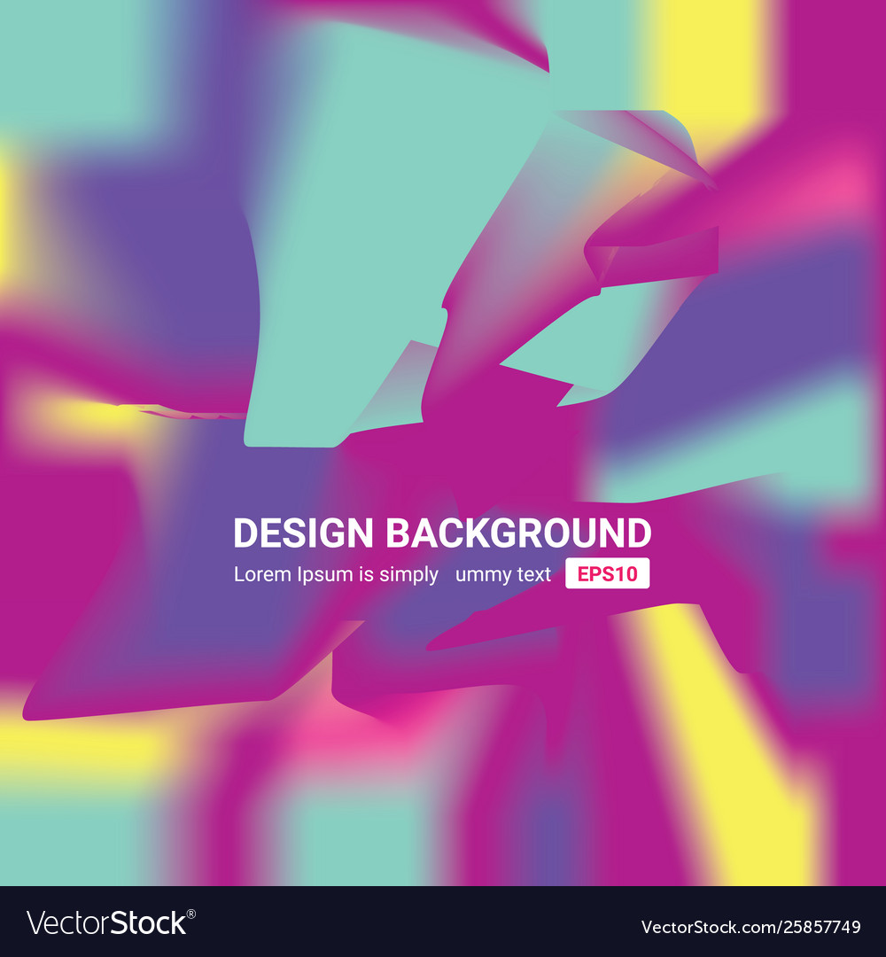 Abstract blurred gradient mesh background vector image Abstract blurred gradient mesh background