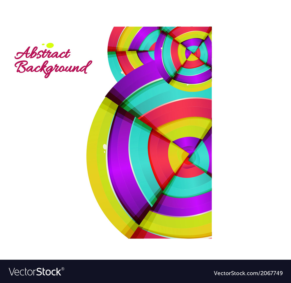 Abstract colorful rainbow curve background design