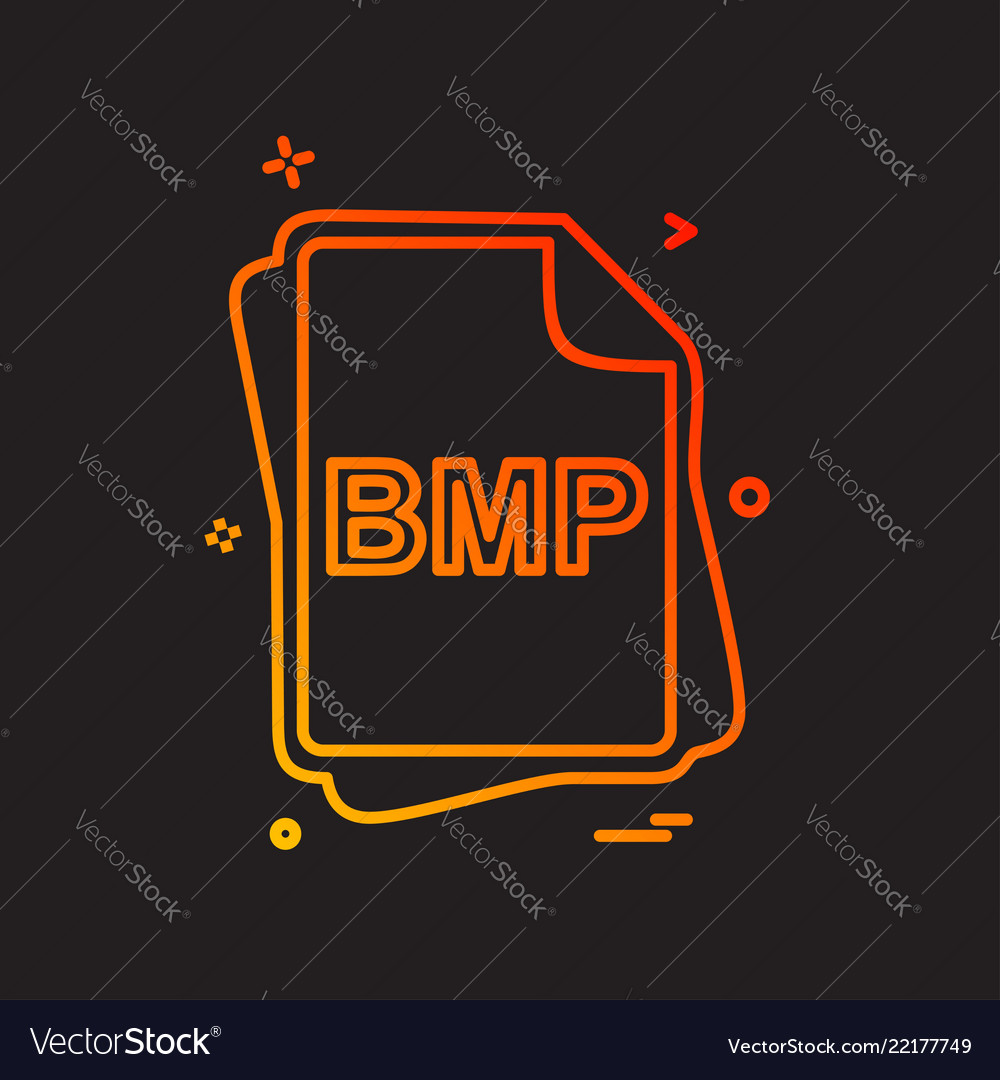 Bmp file type icon design