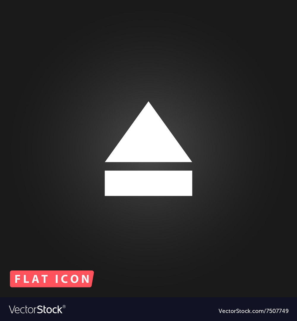 Eject or open player icon