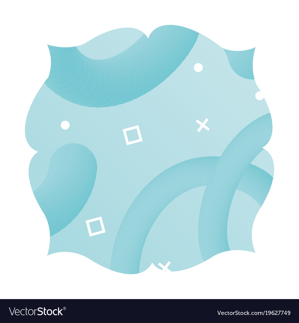 Frame with memphis style design