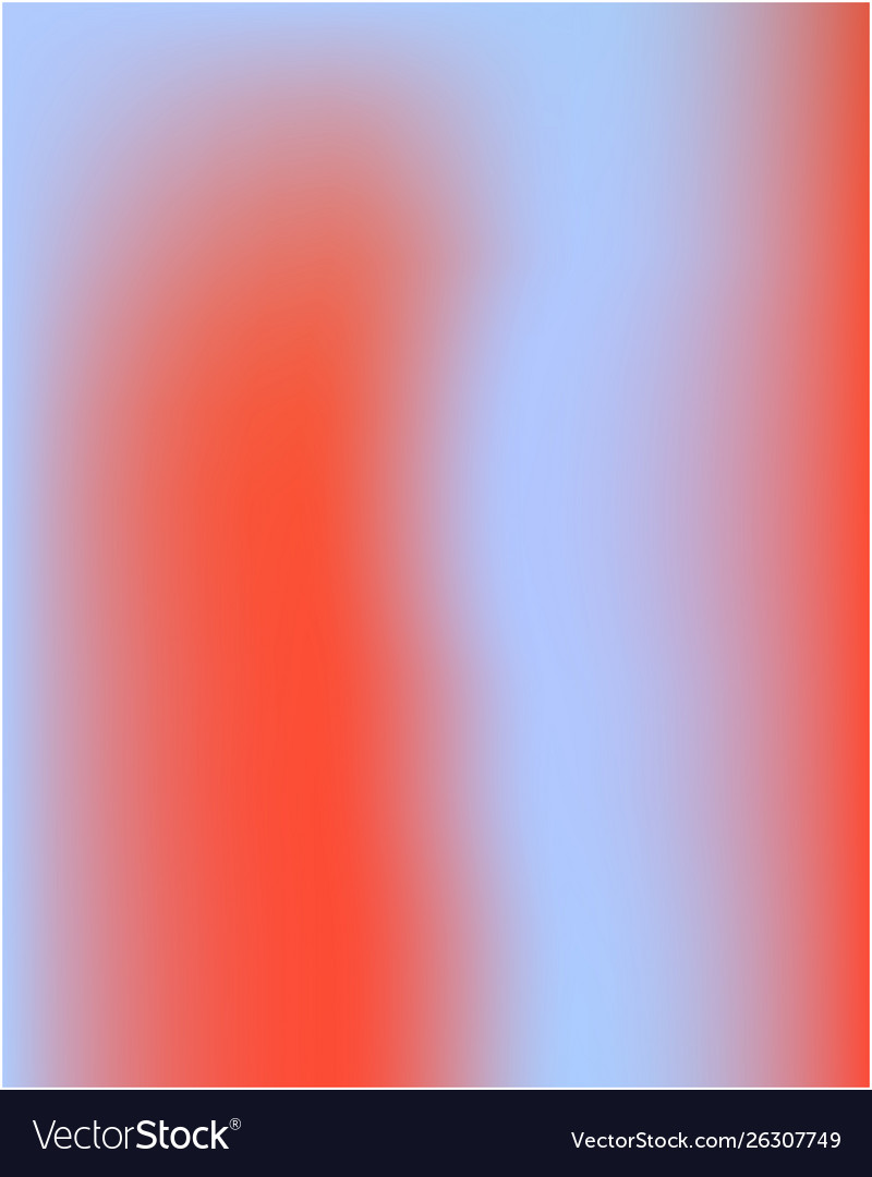 Gradient mesh painted in different colors