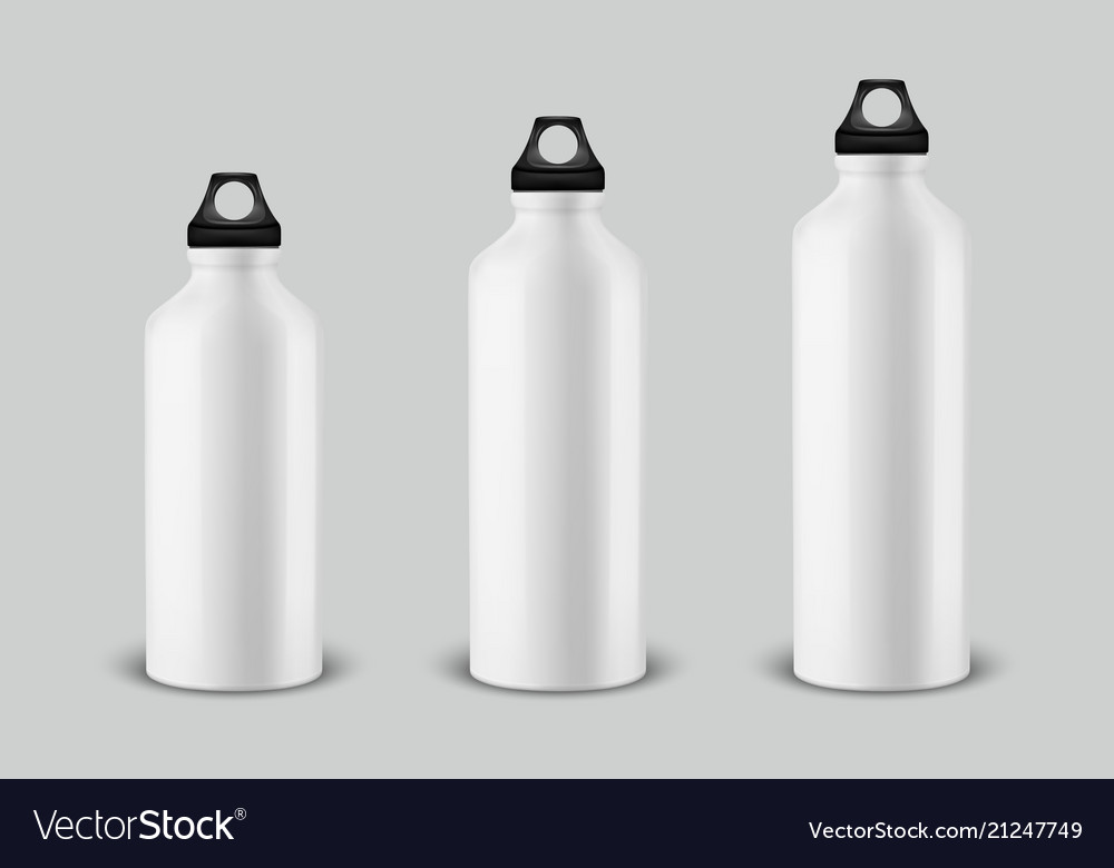 Realistic 3d different size - small medium Vector Image