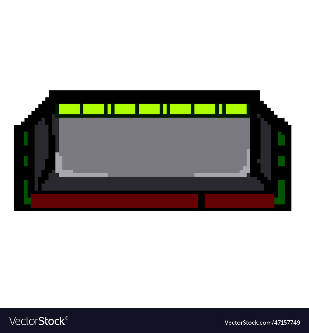 Service desktop memory game pixel art vector image Service desktop memory game pixel art