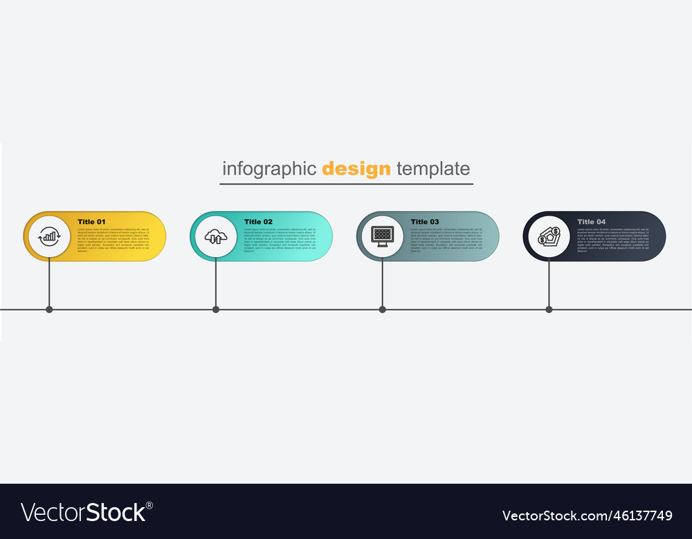 Set line financial growth binary code cloud vector image Set line financial growth binary code cloud