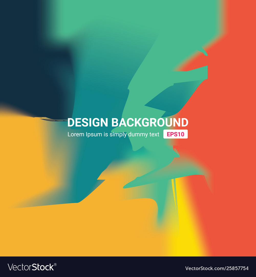 Abstract blurred gradient mesh background vector image Abstract blurred gradient mesh background