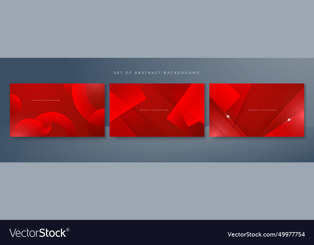 Abstract Red Gradient Background
