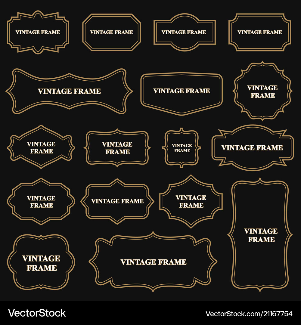 Creative set decorative Royalty Free Vector Image