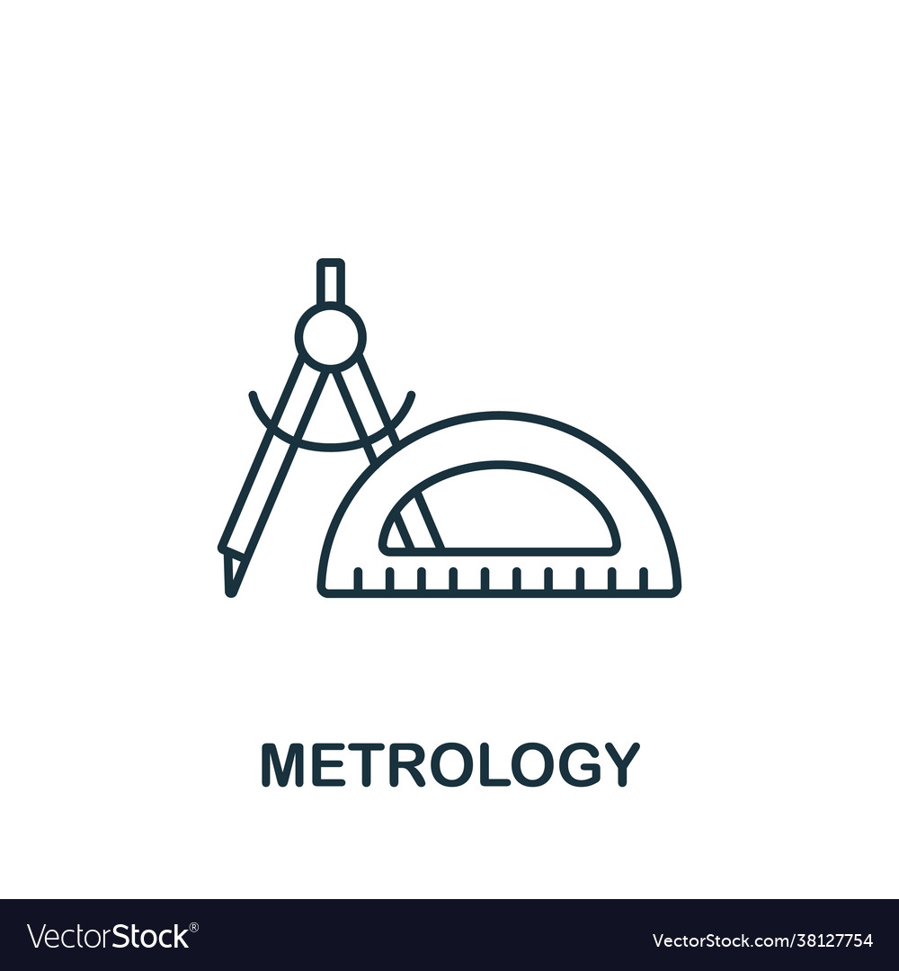 Metrology icon from science collection simple
