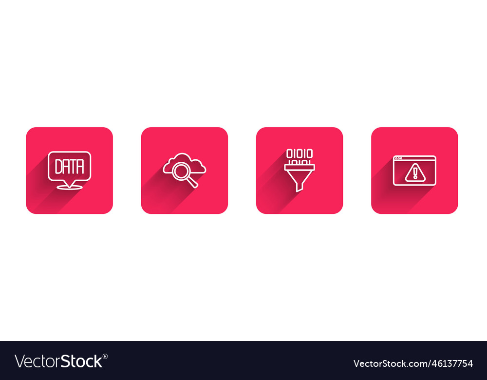 Set line data analysis search cloud computing