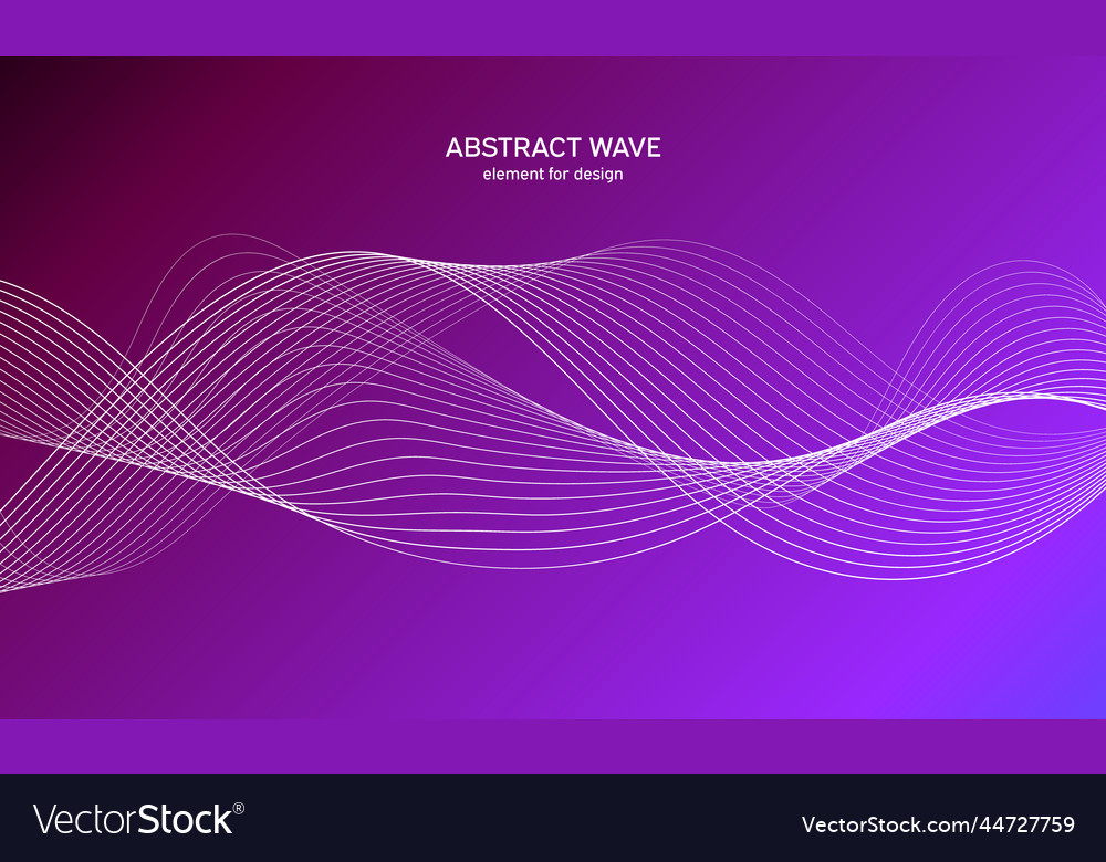 Abstract wave element for design digital vector image Abstract wave element for design digital