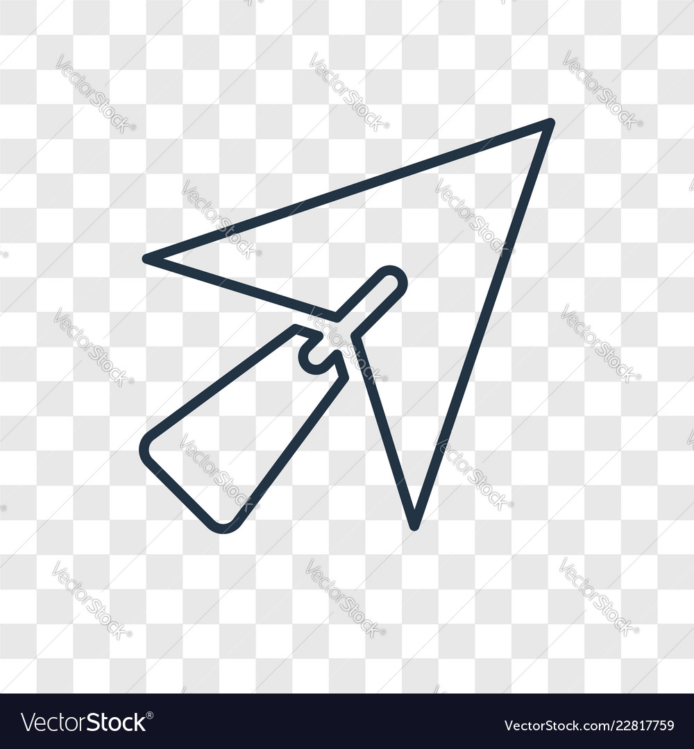 Mouse Up Arrow Icon - Linear Style