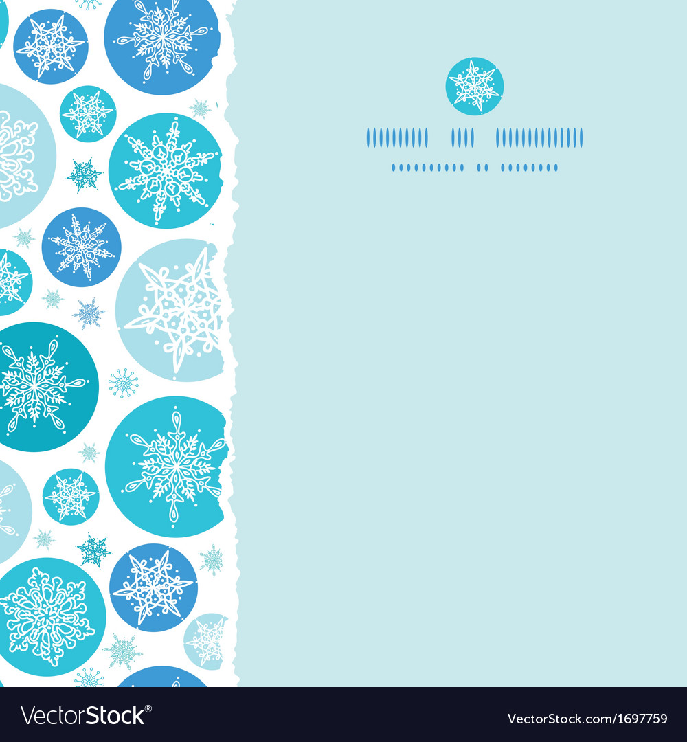 Snowflake Square Seamless Pattern