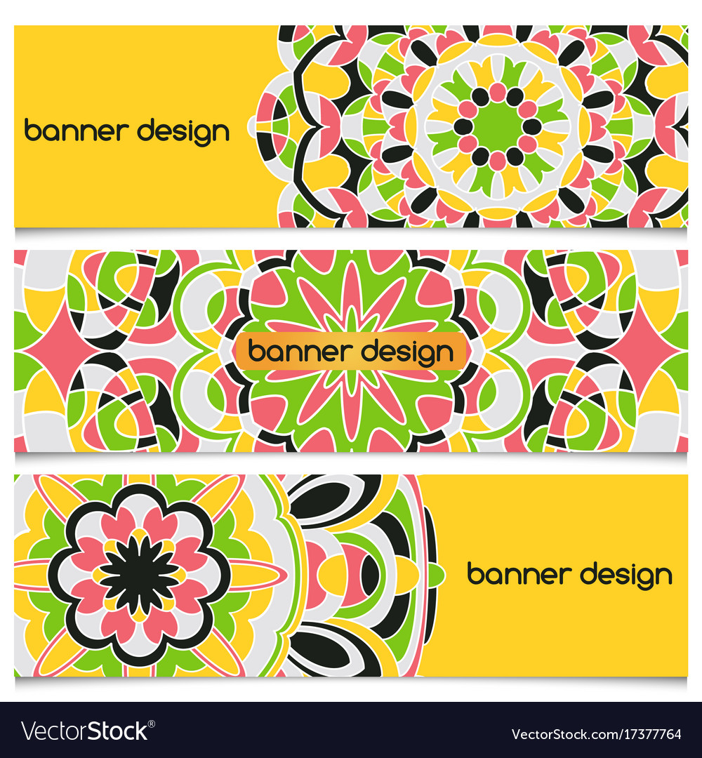 Abstract geometric header background