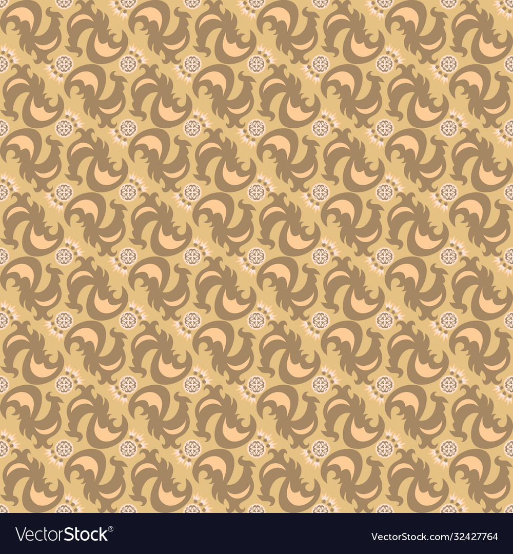 Abstract ornamental patch seamless pattern vector image Abstract ornamental patch seamless pattern