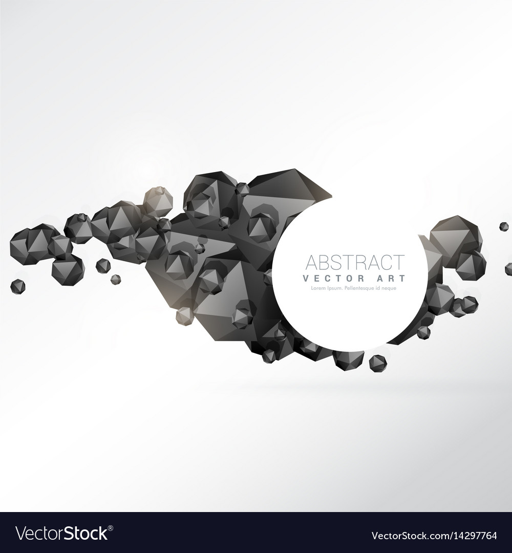 Abstract polygonal background with space for your