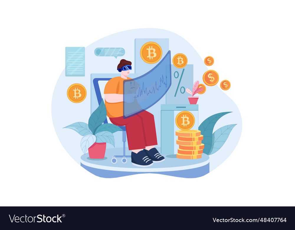 Bitcoin mining using vr